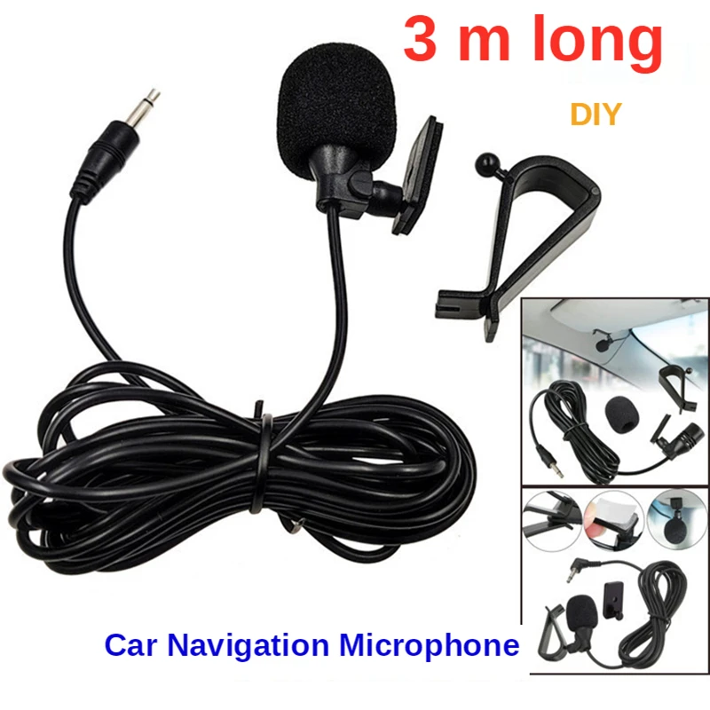 Audiophile Headphone Wired - Microphone de voiture Audio Navigation Clip