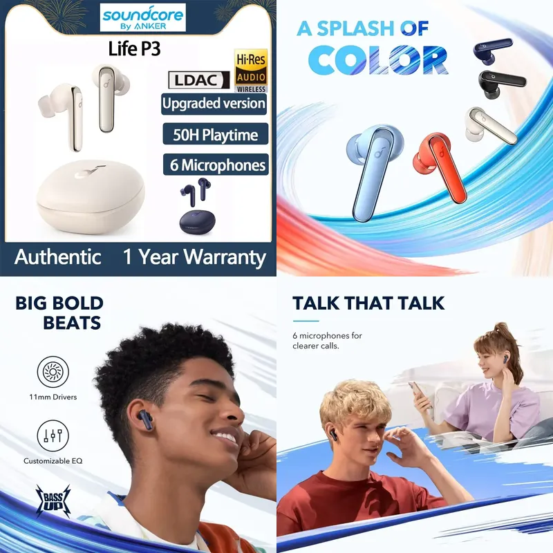 Écouteurs Anker Life P3, Bluet - Wireless Earbuds Tws avis et prix